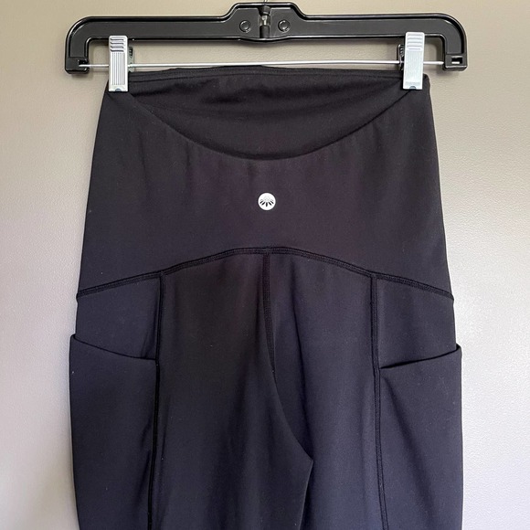 Senita Athletics Mamacita Maternity Capris in Black Size XS Gym Athletic Sporty - Picture 12 of 15